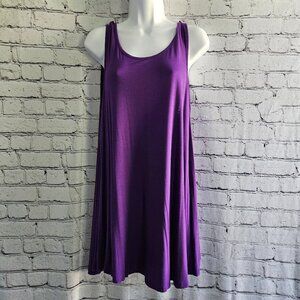 Women's Purple Tunic Tank Top, size Medium (M)